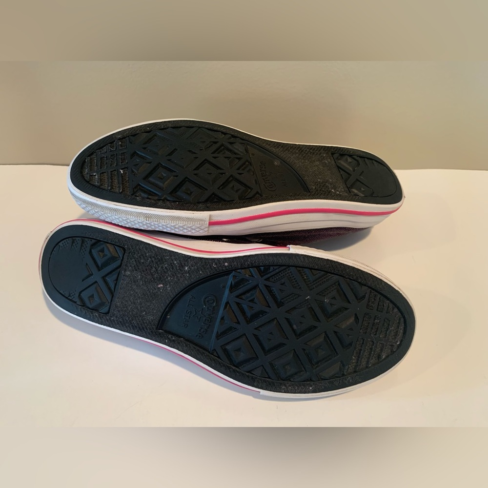 Converse All Stars Low Top Sparkle Shoes Size 5.5 - Picture 7 of 7